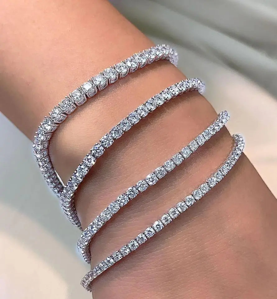 Diamond Tennis Bracelet - Whispers of Grace