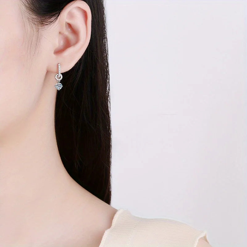 Elegant Diamond Earrings - Whispers of Grace