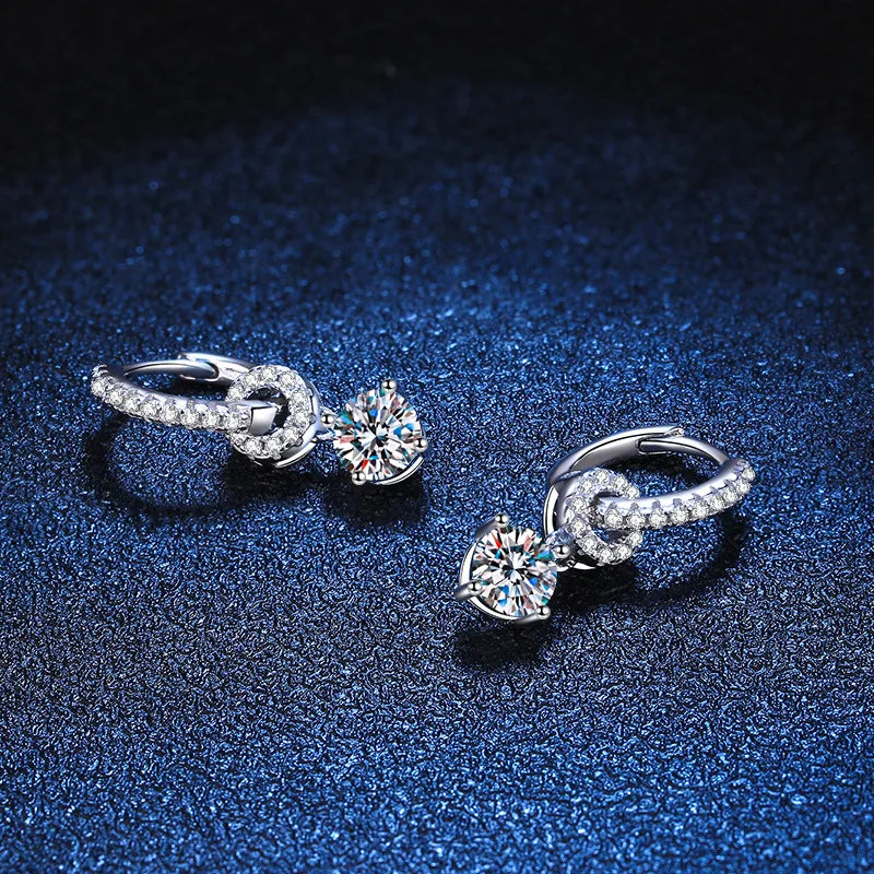 Elegant Diamond Earrings - Whispers of Grace