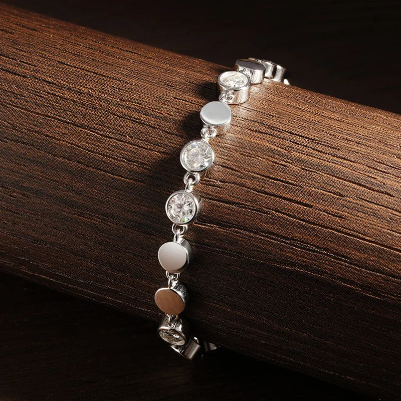 Diamond Tennis Bracelet 4mm 2.4ct - Whispers of Grace