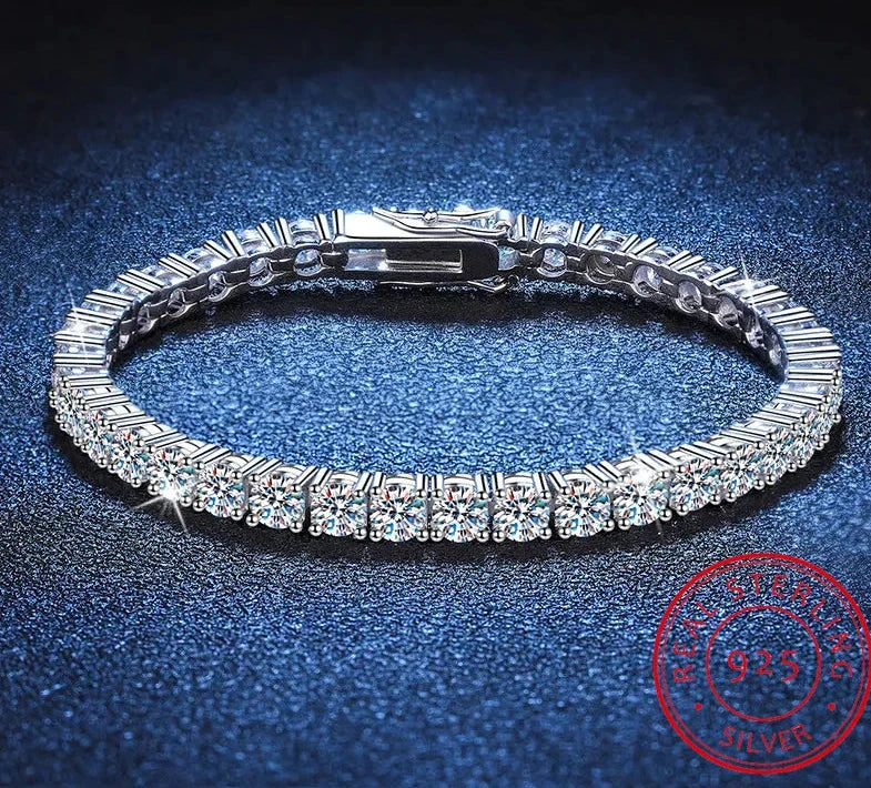 Diamond Tennis Bracelet - Whispers of Grace