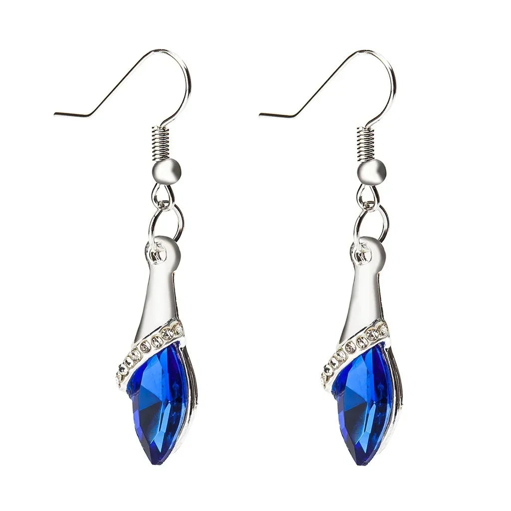 Chic Shiny Water Drop Ear Dangler Earrings - Whispers of Grace