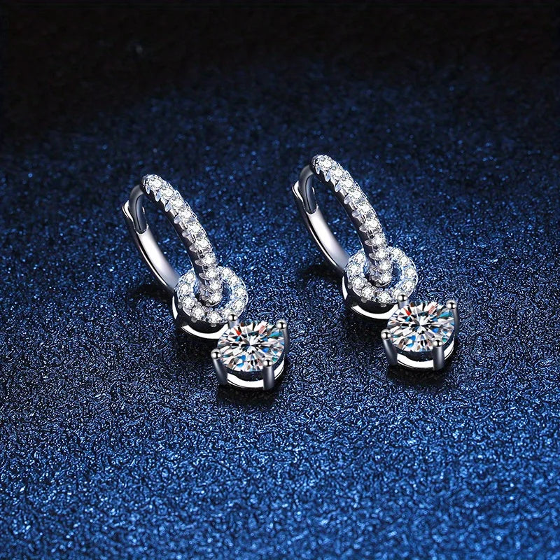 Elegant Diamond Earrings - Whispers of Grace