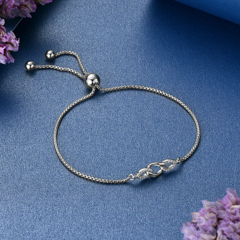 Diamond Adjustable Bracelet For Women - Whispers of Grace